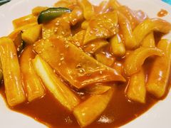 鱼饼炒年糕-桃园中华料理炸酱面(燕儿岛路店)