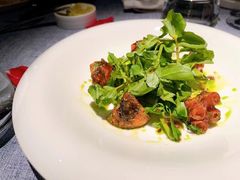 碳烤西班牙八爪鱼佐海鲜胡椒汁-弦月窗LUNETTE BY AMANDA(复兴路店)