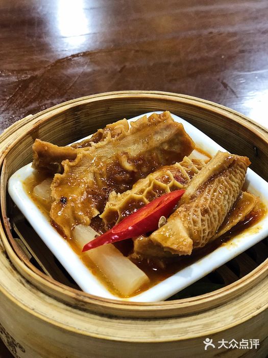 老周记茶点沙爹金钱肚图片