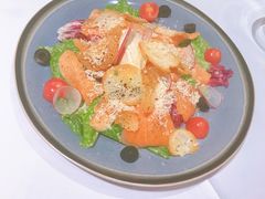 烟熏三文鱼卷芝麻菜-雪龍のkitchen