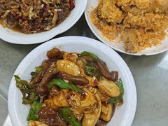 蛋白烧牛筋-西大酒店