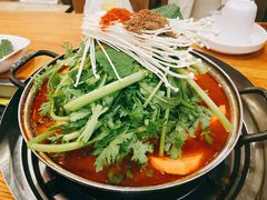 土豆排骨火锅-喇喇排骨火锅·传统韩式脊骨汤(望京西园总店)