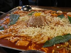 芝士年糕火锅-包装马车·韩国料理·포장마차