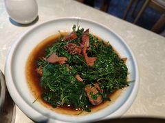 金花菜蚌肉-金典银峰老鹅馆·昆山菜(亭林公园店)