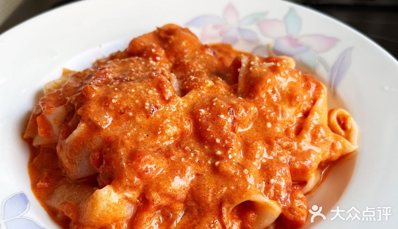 蛋清番茄奶油Pasta