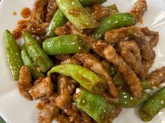 杭椒牛柳-国庆烧麦馆