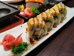 鲜切芒果芝士卷寿司-小川洋风料理(深圳首店)