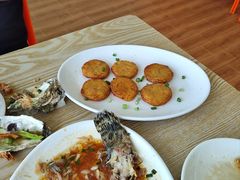 墨鱼饼-红月湾海鲜饭店•沙滩海景(双月湾店)