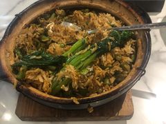 榄菜四季豆煲仔饭-粤·啫啫