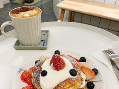 双莓奶油松饼罐-W Coffee(船板巷店)
