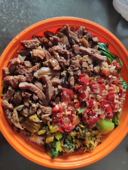 唐三爷剁椒拌饭(大学城店)-"叫的是外卖,味道很不错.剁椒特别的下饭,.