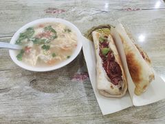 疙瘩汤-河间驴肉火烧