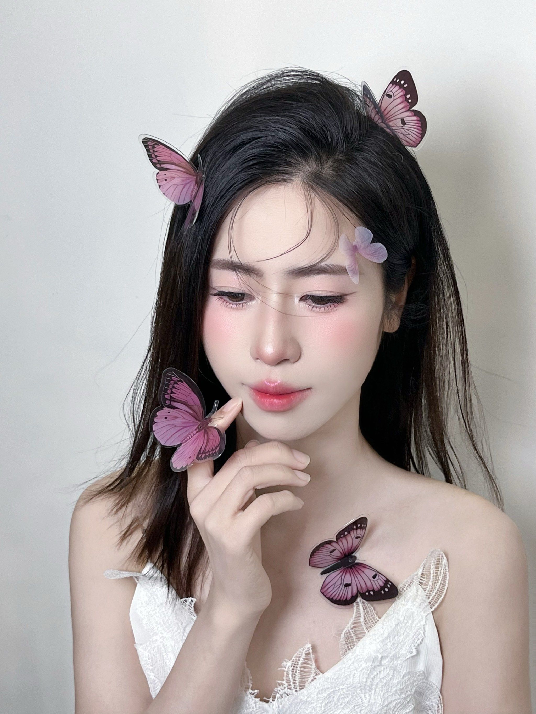 夏日蝴蝶妆容!美哭我啦