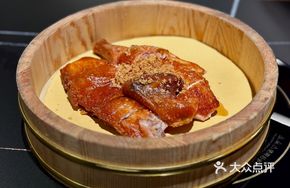 Wooden Bucket Hanging Roast Chicken