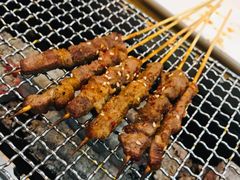 现穿羊肉串-呼伦贝尔烤羊·蒙古烤羊排(骏景店)
