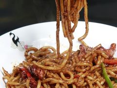 黑椒牛柳乌冬面-俊江南时尚创意餐厅