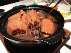 星湖莲藕煲花生-五稻厨房粤西菜(新闻店)