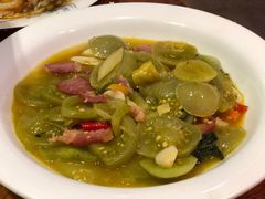 青番茄炒腊肉-开鑫鱼厂·宁波海鲜(前程智慧城店)