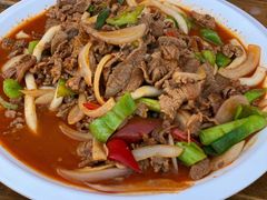 爆炒牛犊肉-清真·伊清阁餐厅