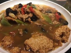 锅巴肉片-万重锦·人文川菜馆(骡马市店)