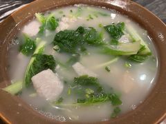 鲜芋小白菜汤-情妹耙泥鳅·江湖川菜(科华店)