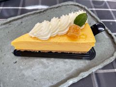 芒果芝士蛋糕-冬日咖啡