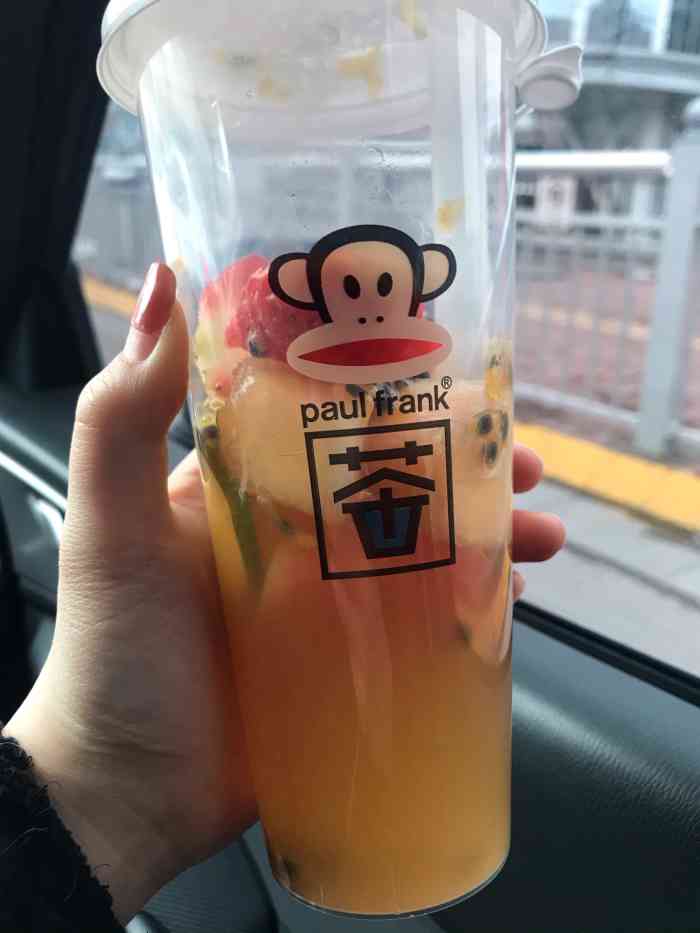 paul frank 大嘴猴奶茶-"在芝罘万达的二楼,比较隐秘,找了一回才找.