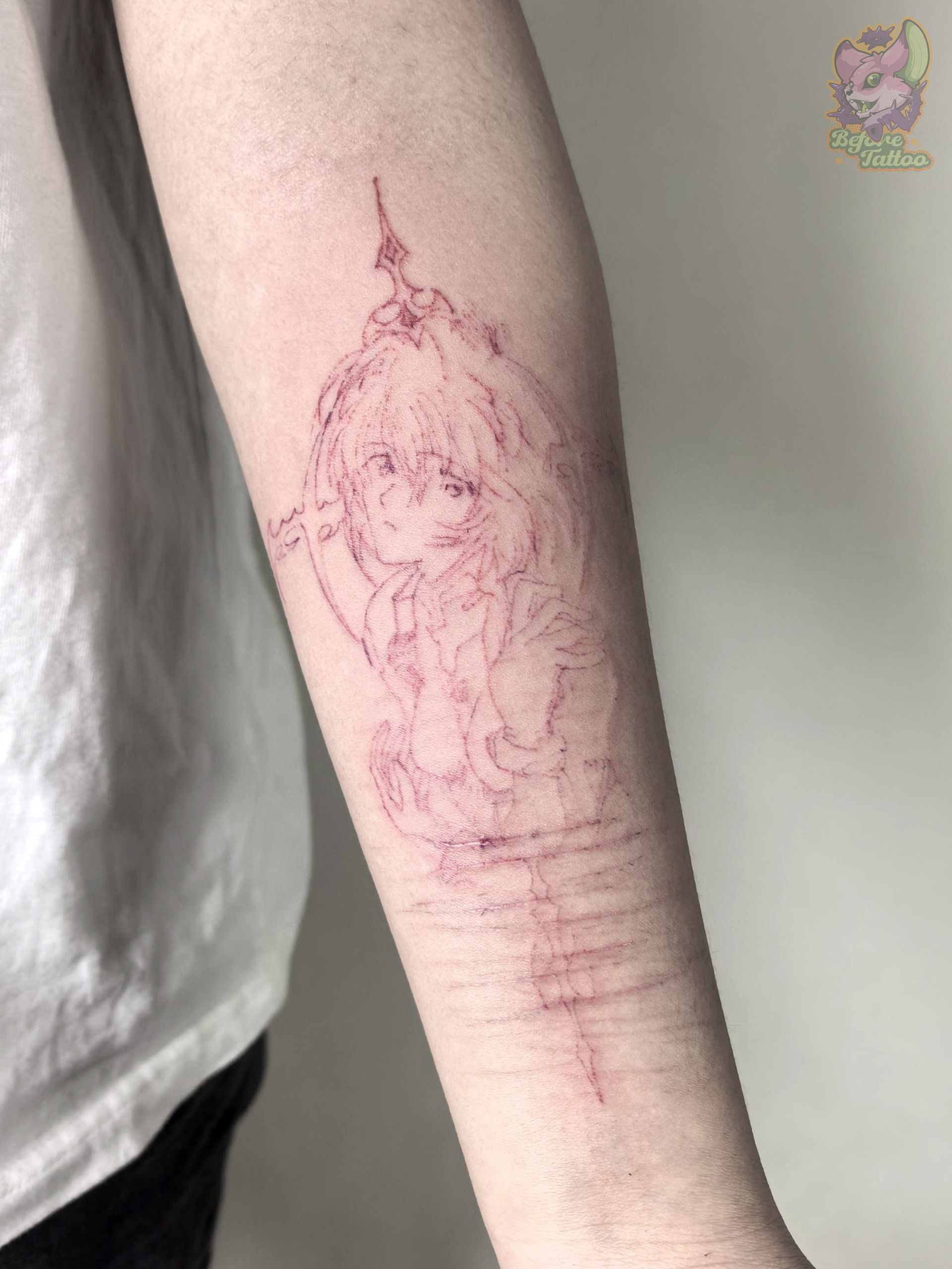 空针纹身,保持半年左右,会消失的印记