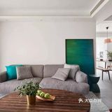 130㎡清爽北欧风格大户型装修，客餐厅采光超棒