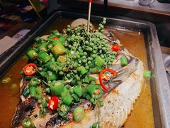 -探鱼·鲜青椒爽麻烤鱼(中山大信新都汇店)