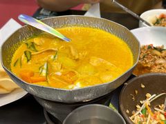 黄咖喱鸡肉配飞饼-simply thai天泰(世纪汇店)