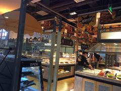 面包甜点陈列柜-比格比萨自助(万柳华联店)