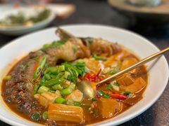 野生鱼钩炖豆腐-青桃餐厅