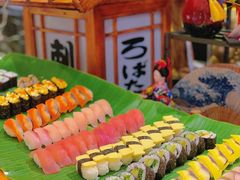 -广州万富希尔顿酒店·感趣自助餐厅·金秋蟹宴生蚝海鲜刺身