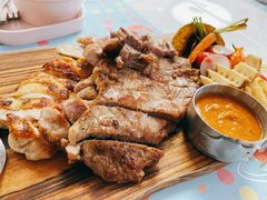 美式杂扒拼盘-kizfive亲子餐厅(文立方店)