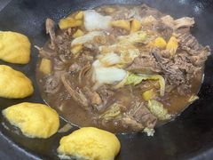 -粘豆包柴火铁锅炖