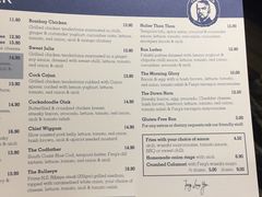 菜单-Fergburger(皇后镇店)