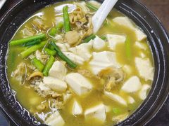 河蚌蒜苗豆腐-阿东农家菜(新场古镇下塘街店)