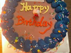 一周年纪念日手绘动物奶油蛋糕-艾加柒克蛋糕茶歇甜品台(春熙路店)