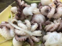 芥末白灼八爪鱼-贞姨美食·老字号海鲜大排档