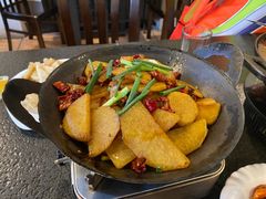 干锅土豆片-湘肠香火锅店(团结湖店)