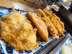 鸡蛋炸馒头片-大槐树烤肉馆