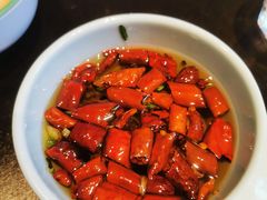 现炸辣椒油-南门四季铜锅涮肉(大屯·北苑店)