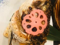 盐烤三文鱼-万福炭火烤肉日本料理(新街口店)