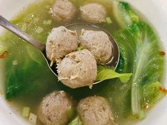 珍珠菜手打牛丸汤-陆记鹅庄·潮汕菜·狮头鹅(大仟里店)