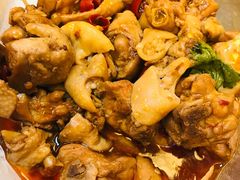 啫啫肥肠鸡-小郭私房菜·海肠捞饭店(学士街店)