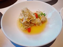 鸡汁荠菜百叶包-玫瑰厅上海菜(兴国路店)