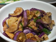 青椒炒土茄子-农耕记·湖南土菜(halo广场店)