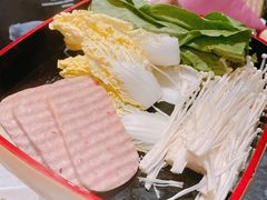 田园食蔬拼盘-润园四季椰子鸡火锅(海上世界店)