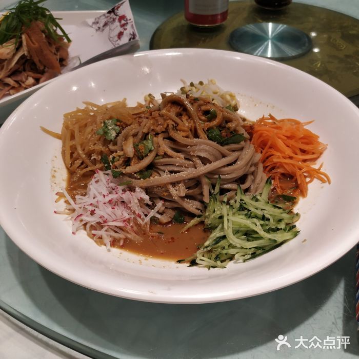 百姓渔村(平阳路店)五彩捞汁莜面图片